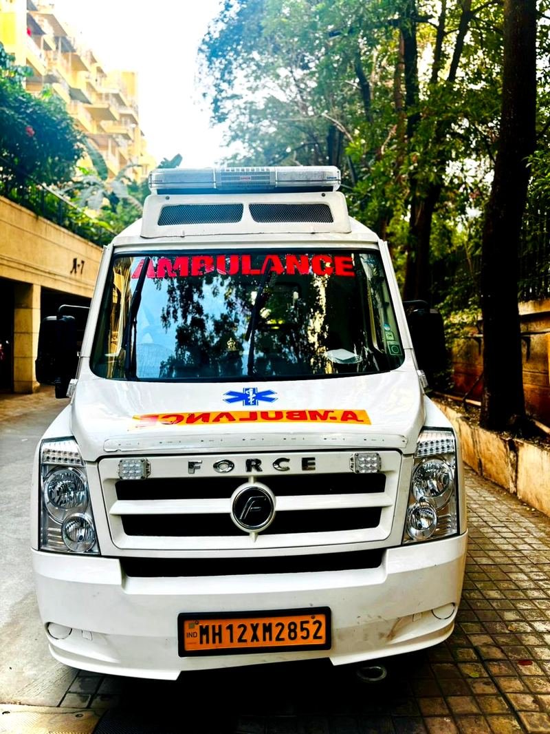 Ambulance on standby for an event